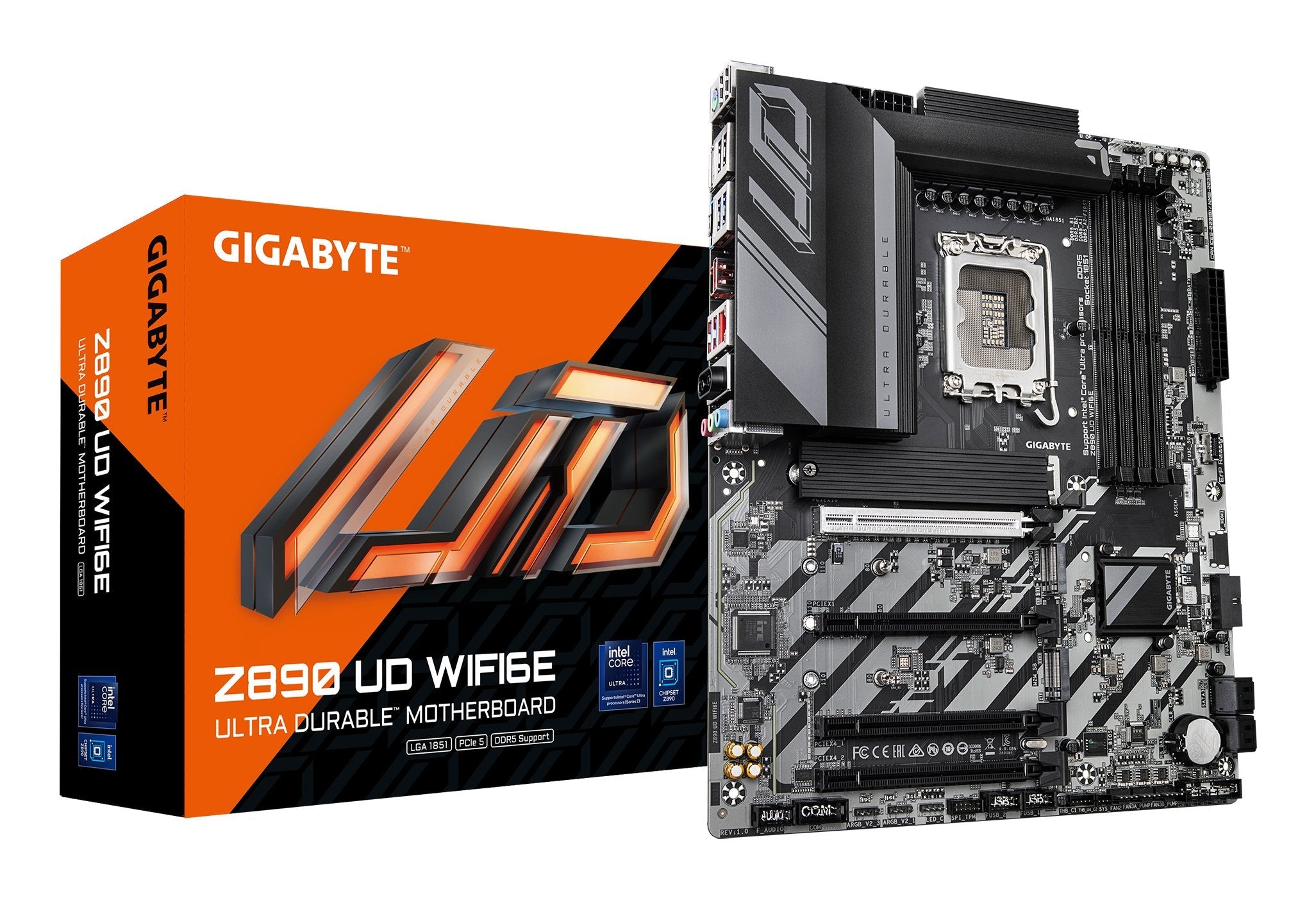 EAN 4719331865313 - GIGABYTE Z890 UD WIFI6E placa base Intel Z890 LGA 1851 (Socket V1) ATX imagen 1