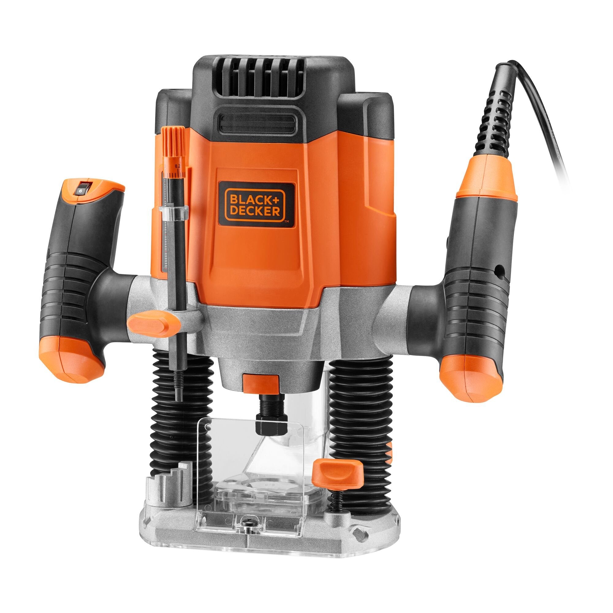 EAN 5035048658291 - Black & Decker KW1200EKA-QS fresadora y desbastadora Negro, Gris, Naranja imagen 1