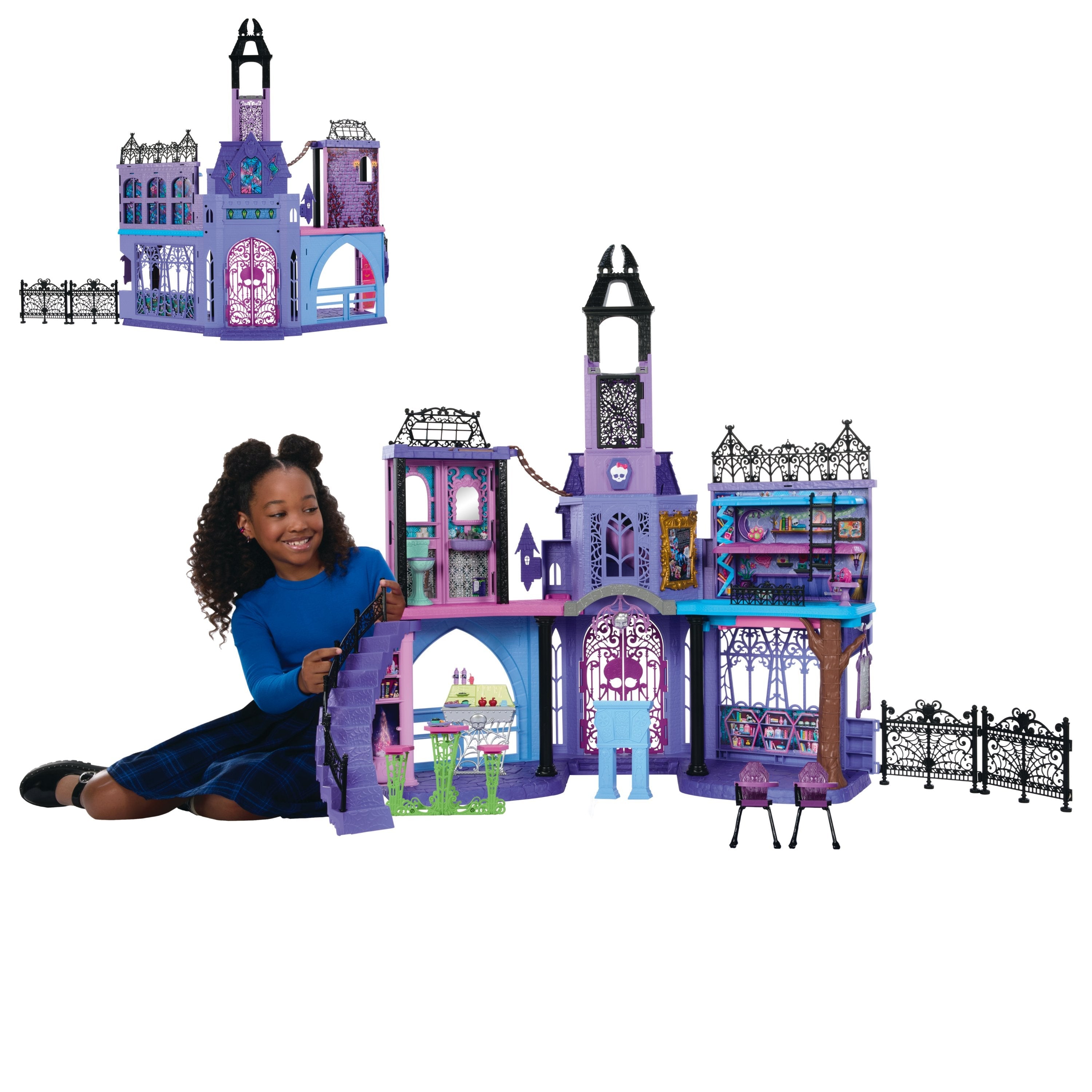 Casa De Muñecas Mattel Monster High Secundaria Embrujada Hlp88