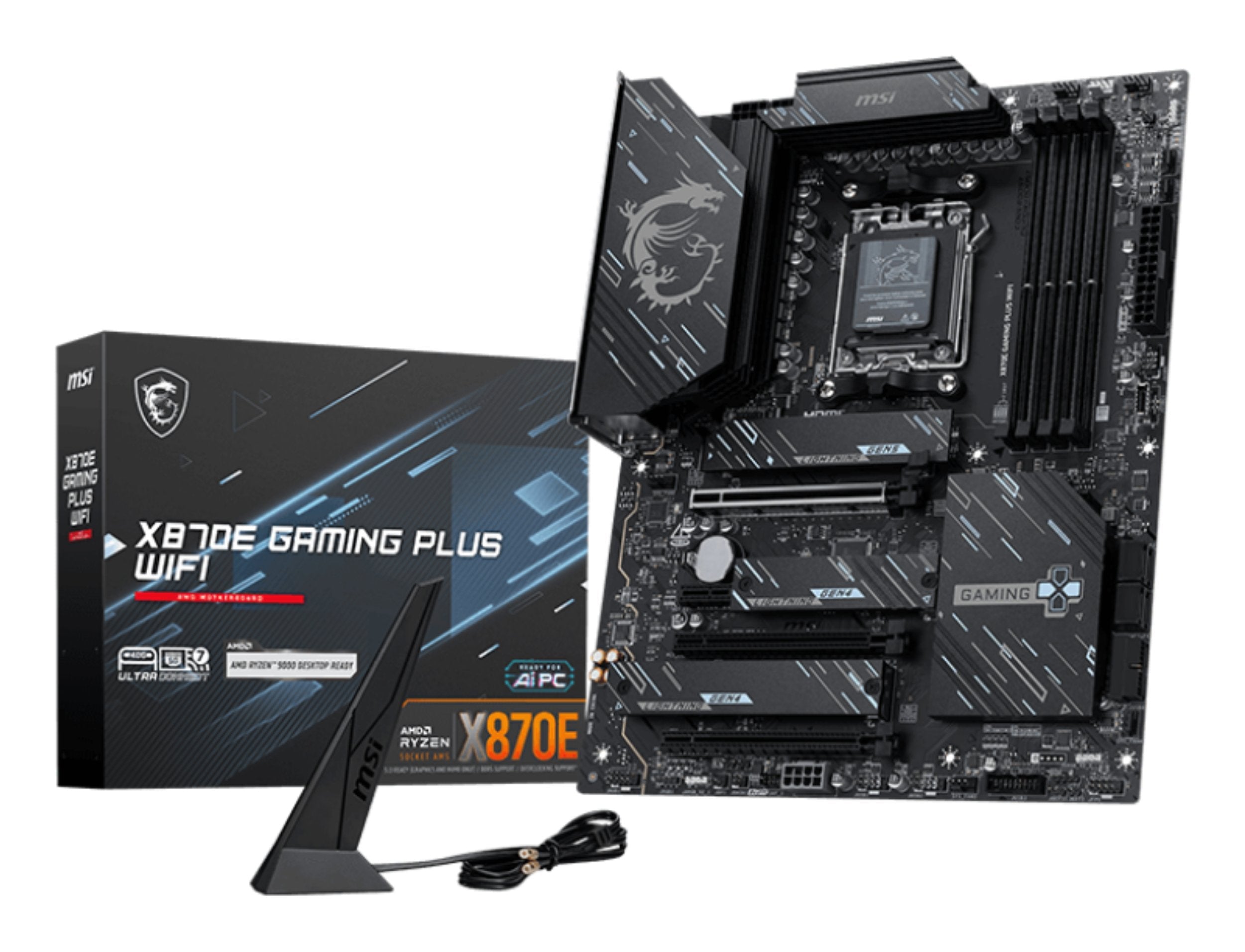 EAN 4711377347594 - MSI X870E GAMING PLUS WIFI placa base AMD X870E Zócalo AM5 ATX imagen 1