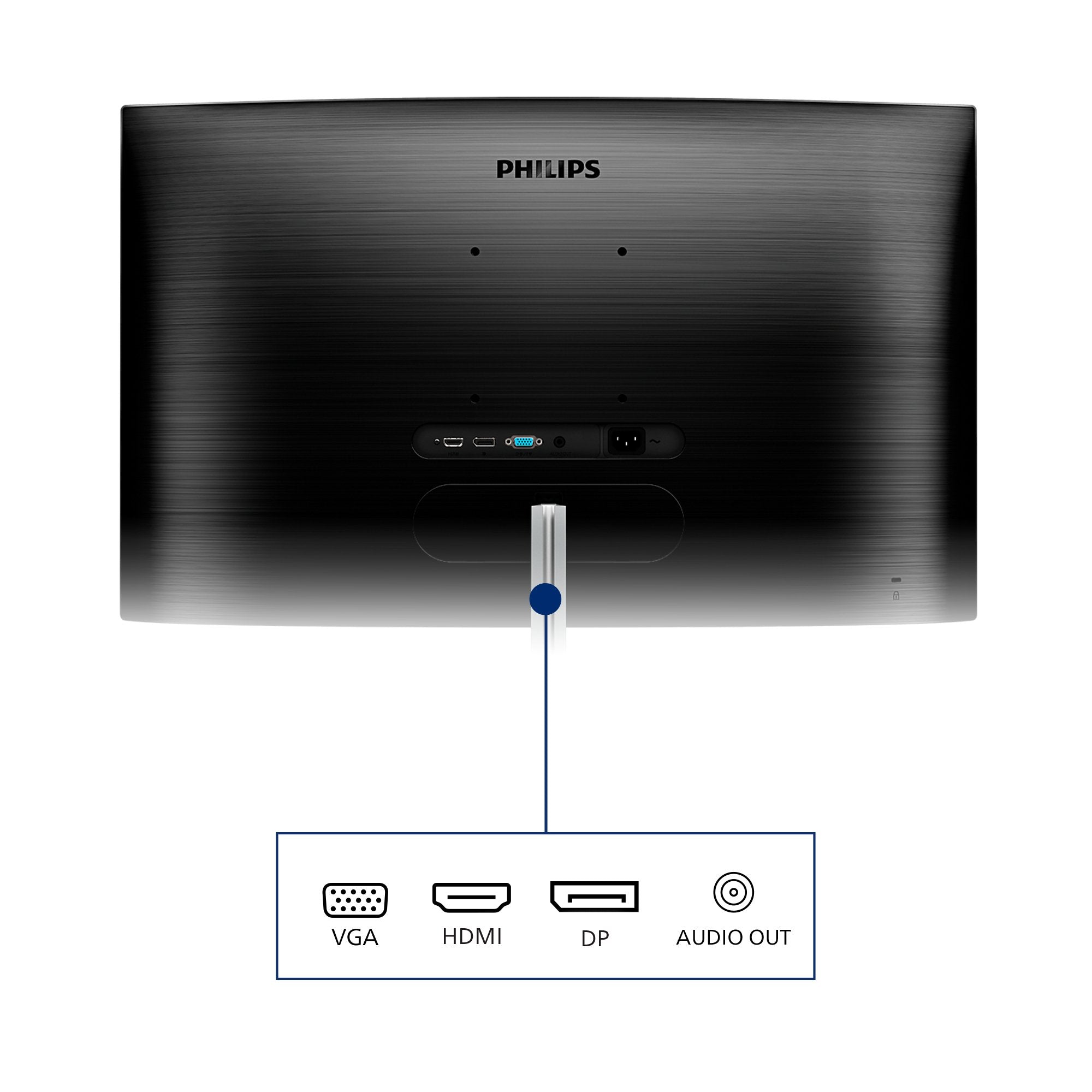 EAN 8712581758493 - Philips E Line 325E1C/00 pantalla para PC 80 cm (31.5") 2560 x 1440 Pixeles Quad HD LCD Negro imagen 5