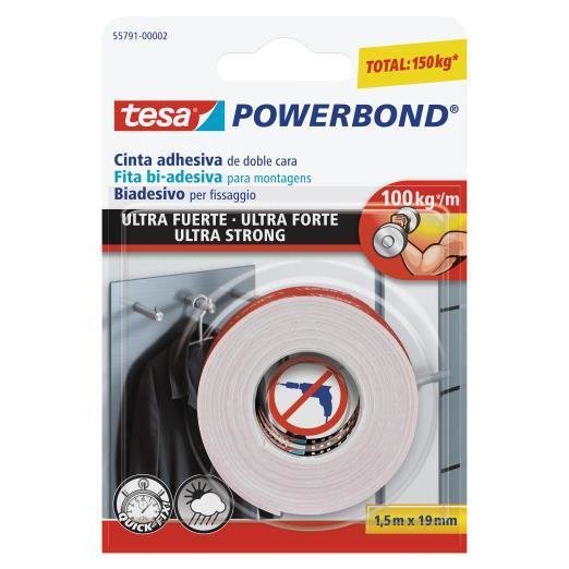 Pack De 6 Unidades Cinta Montaje Extrafuerte 1,5m X 19mm 55791 Tesa