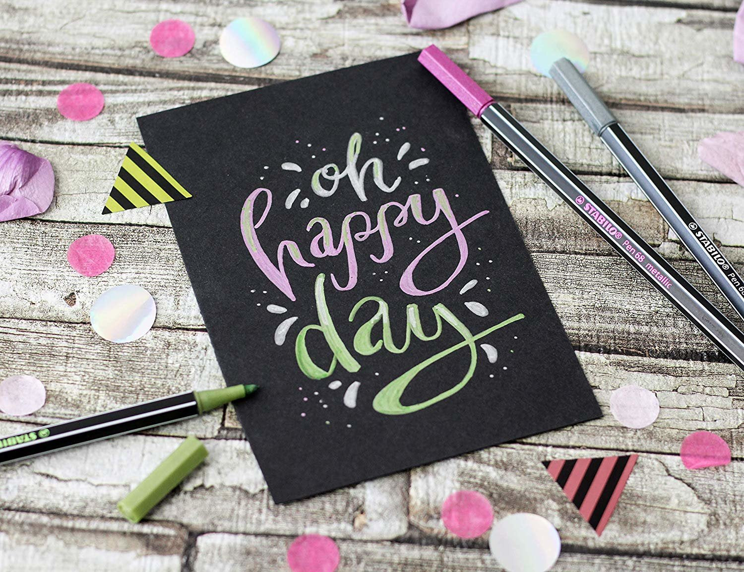 EAN 4006381530279 - STABILO Pen 68 metallic rotulador Medio Verde 1 pieza(s) imagen 5