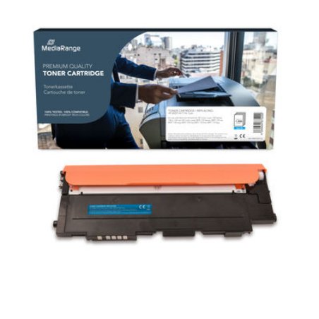 Mediarange Toner Hp Para W2071a 117a, 1.300 Copias, Cyan