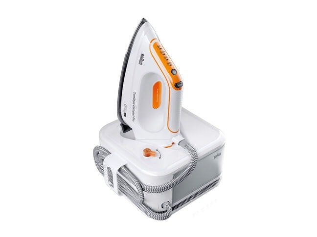 EAN 8021098000910 - Braun CareStyle Compact Pro IS2561WH 2400 W 1,5 L EloxalPlus soleplate Naranja, Blanco imagen 1