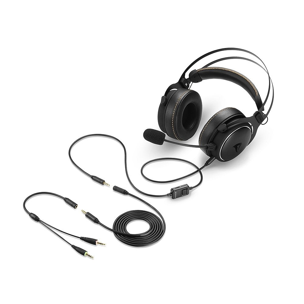 Auriculares Gaming Sharkoon Skiller Sgh50 Negro Microfono Alambrico