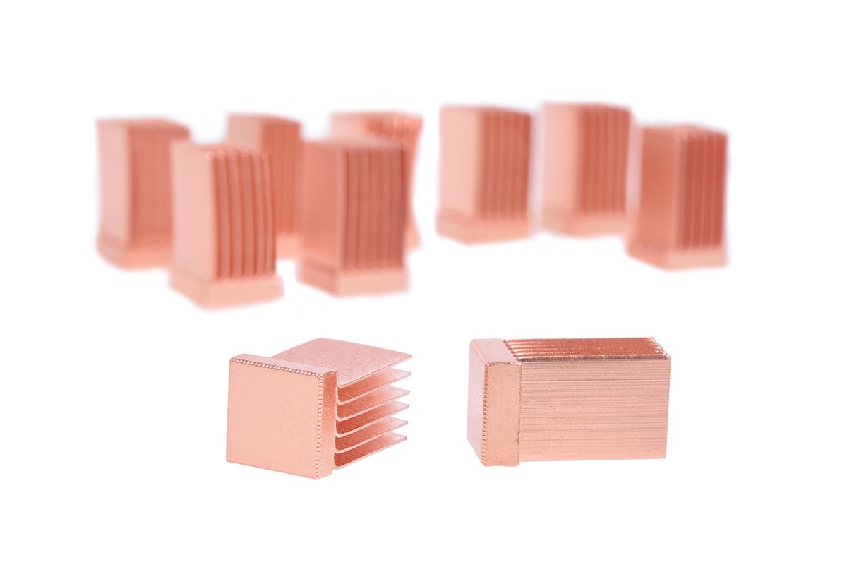 Disipadores Térmicos De Cobre Para Gpu Ram Alphacool De 6,5 X 6,5 Mm, Disipador Térmico De Cobre, 10 Piezas 17425