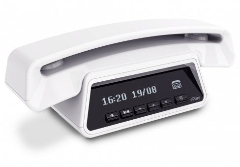 Alcatel Epure Premium Black Teléfono Fijo Dect - Blanco