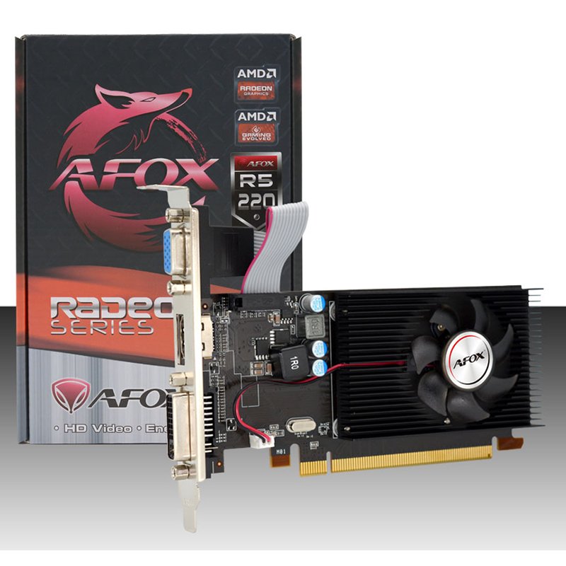 EAN 4897033782593 - AFOX AFR5220-1024D3L5 tarjeta gráfica AMD 1 GB GDDR3 imagen 3