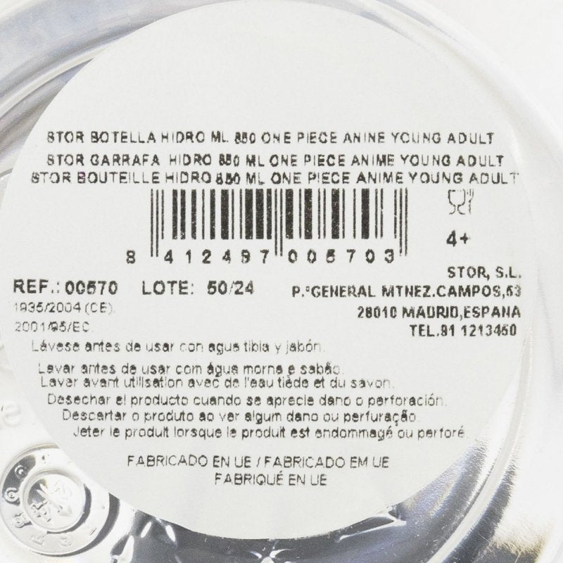 EAN 8412497005703 - Stor 00570 bidón de agua Uso diario 850 ml Multicolor, Transparente imagen 3