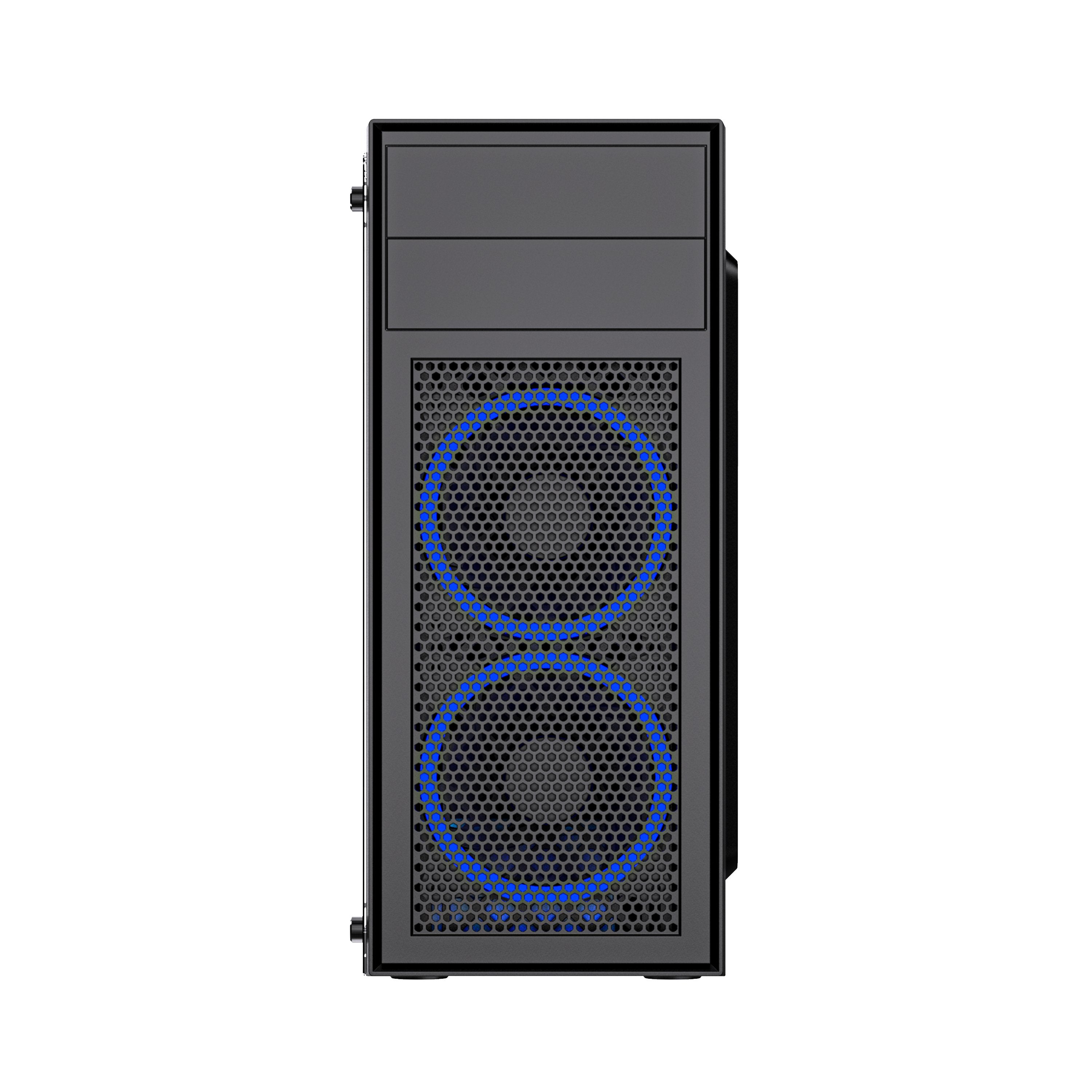 EAN 8716309128353 - Gembird Fornax M100B Midi Tower Negro imagen 4