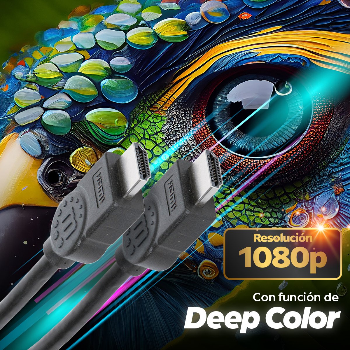 EAN 0766623323246 - Manhattan 323246 cable HDMI 10 m HDMI tipo A (Estándar) Negro imagen 4
