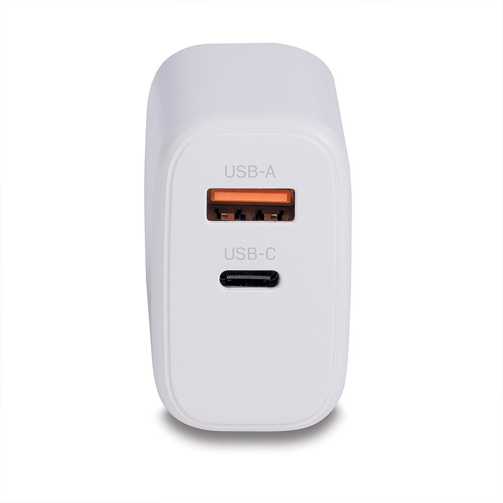 Cargador Lindy Usb Typ A+C Gan Charger 65w, Blanco