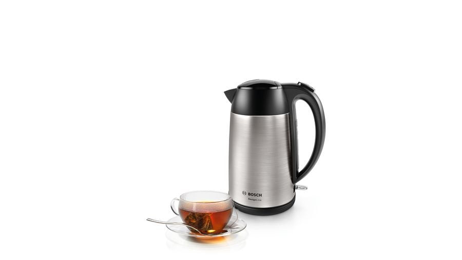 Hervidor De Agua Bosch Twk3p420 1,7 L Negro, Acero Inoxidable 2400 W