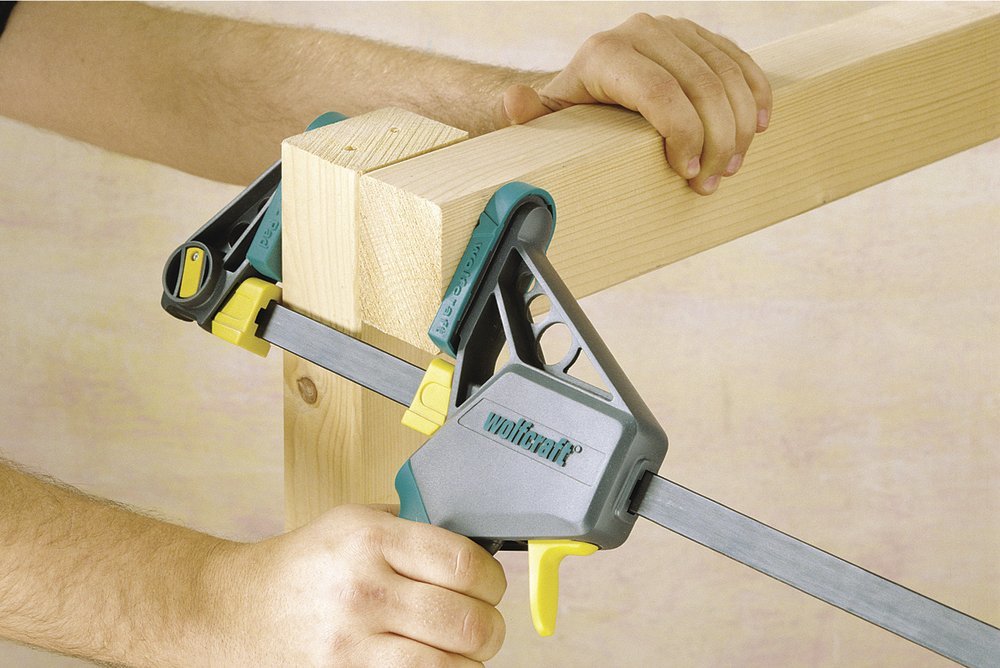 EAN 4006885303409 - wolfcraft GmbH 3034000 abrazadera Abrazadera de barra Negro, Verde, Amarillo imagen 5