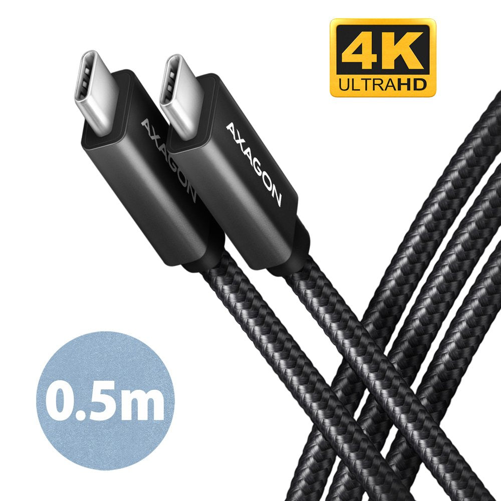 EAN 8595247908865 - Axagon BUCM32-CM05AB cable USB USB 3.2 Gen 2x2 0,5 m USB C Negro imagen 1
