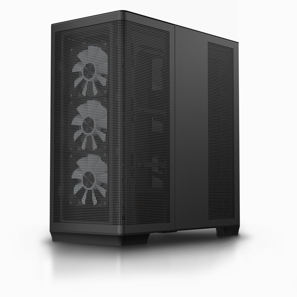 EAN 4711099479603 - APNX C1-R-WT-v1 Midi Tower Negro imagen 1