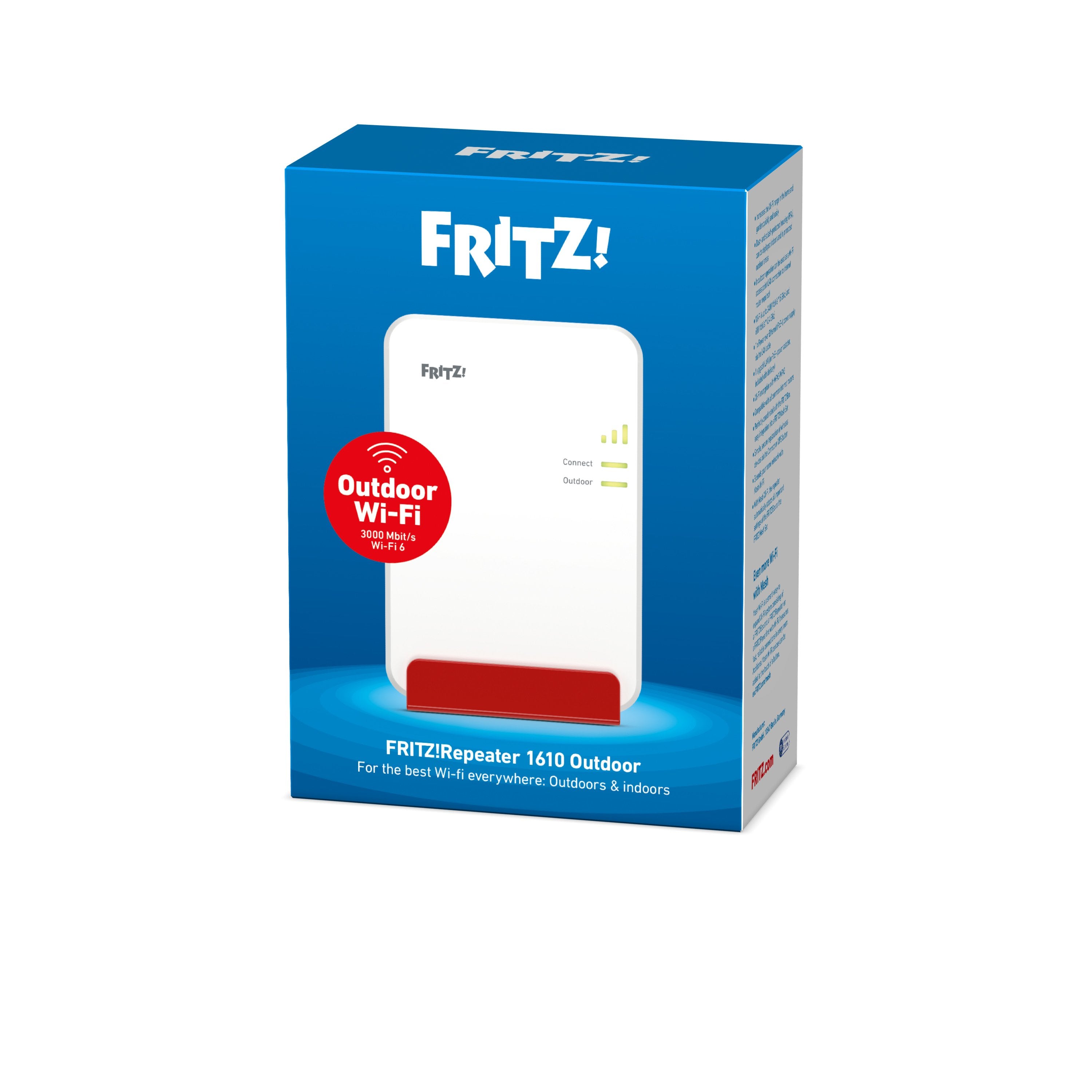 EAN 4023125031663 - Repeater FRITZ! 1610 Outdoor Repetidor de red 3000 Mbit/s Blanco imagen 5