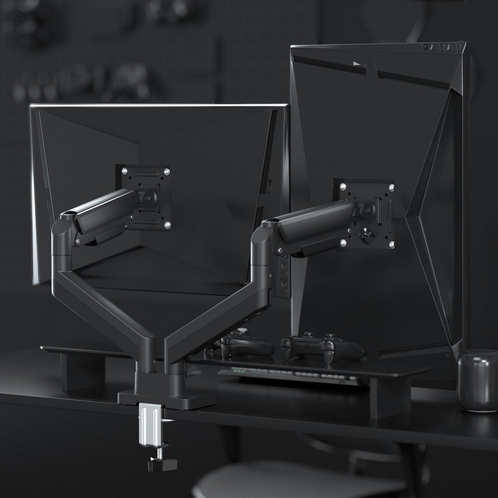 EAN 8716309135443 - Gembird MA-DA2-06 soporte para monitor 81,3 cm (32") Escritorio Negro imagen 6