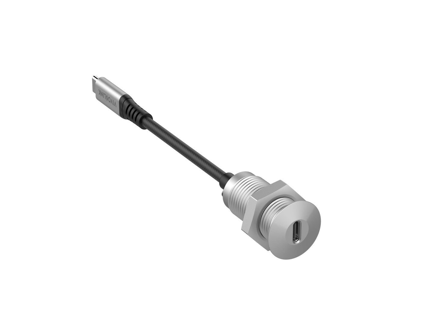 Vivolink Prousbcmf0.3socket Cable Usb 0,3 M Usb 3.2 Gen 2 (3.1 Gen 2) Usb C Gris