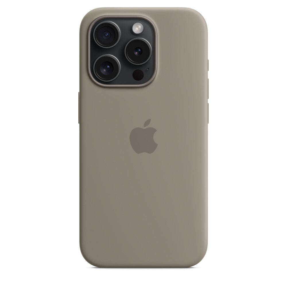 Iphone 15 Pro Silicone Case With Magsafe - Clay