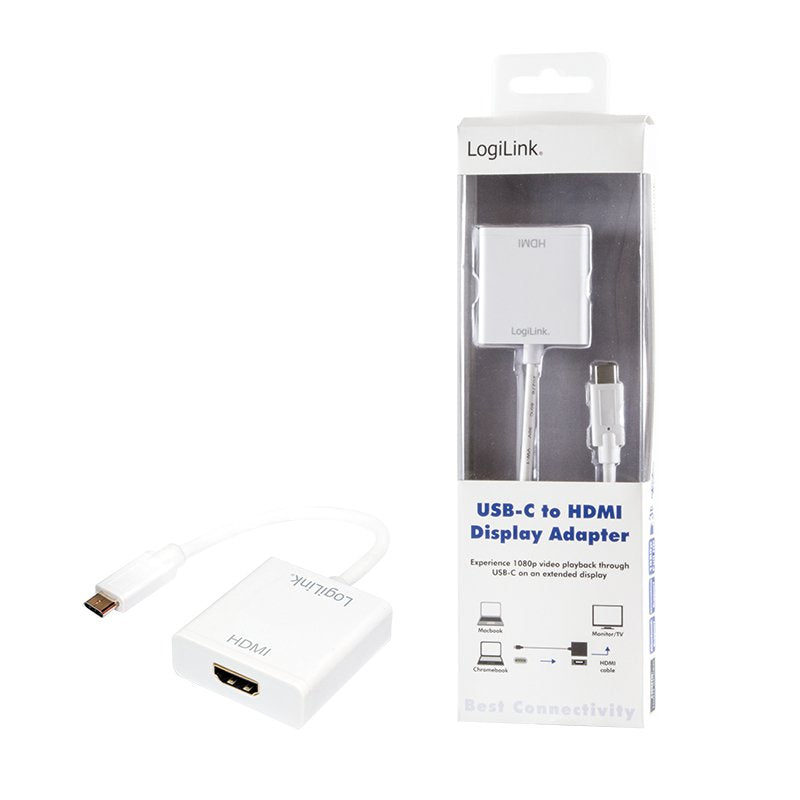 Logilink Ua0236a Adaptador De Cable Usb-C Hdmi Blanco