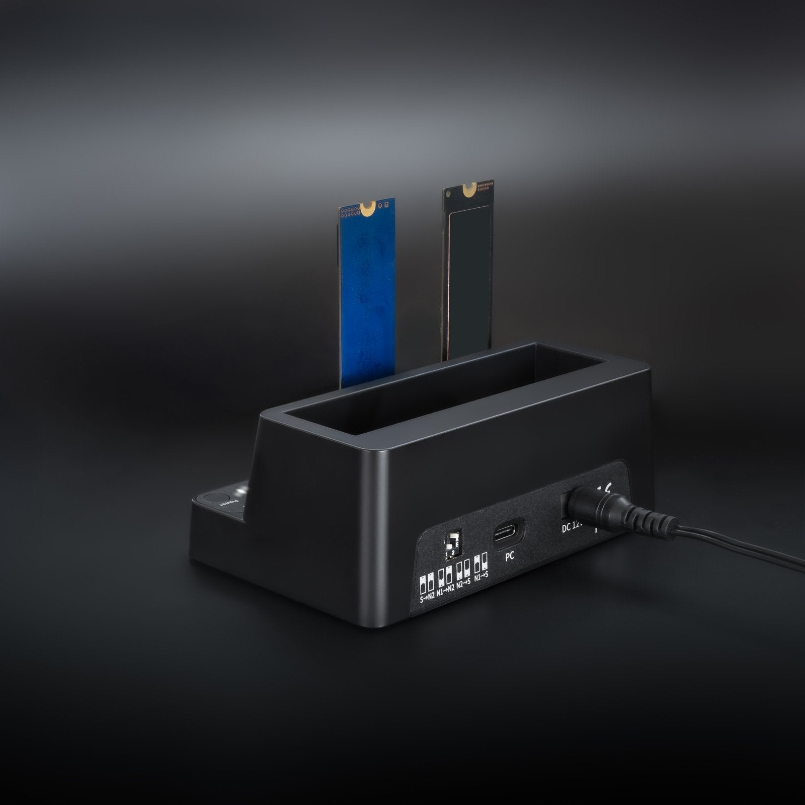 Docking Station Para Ssd M2 Sata Nvme Tooq Tqds-502b