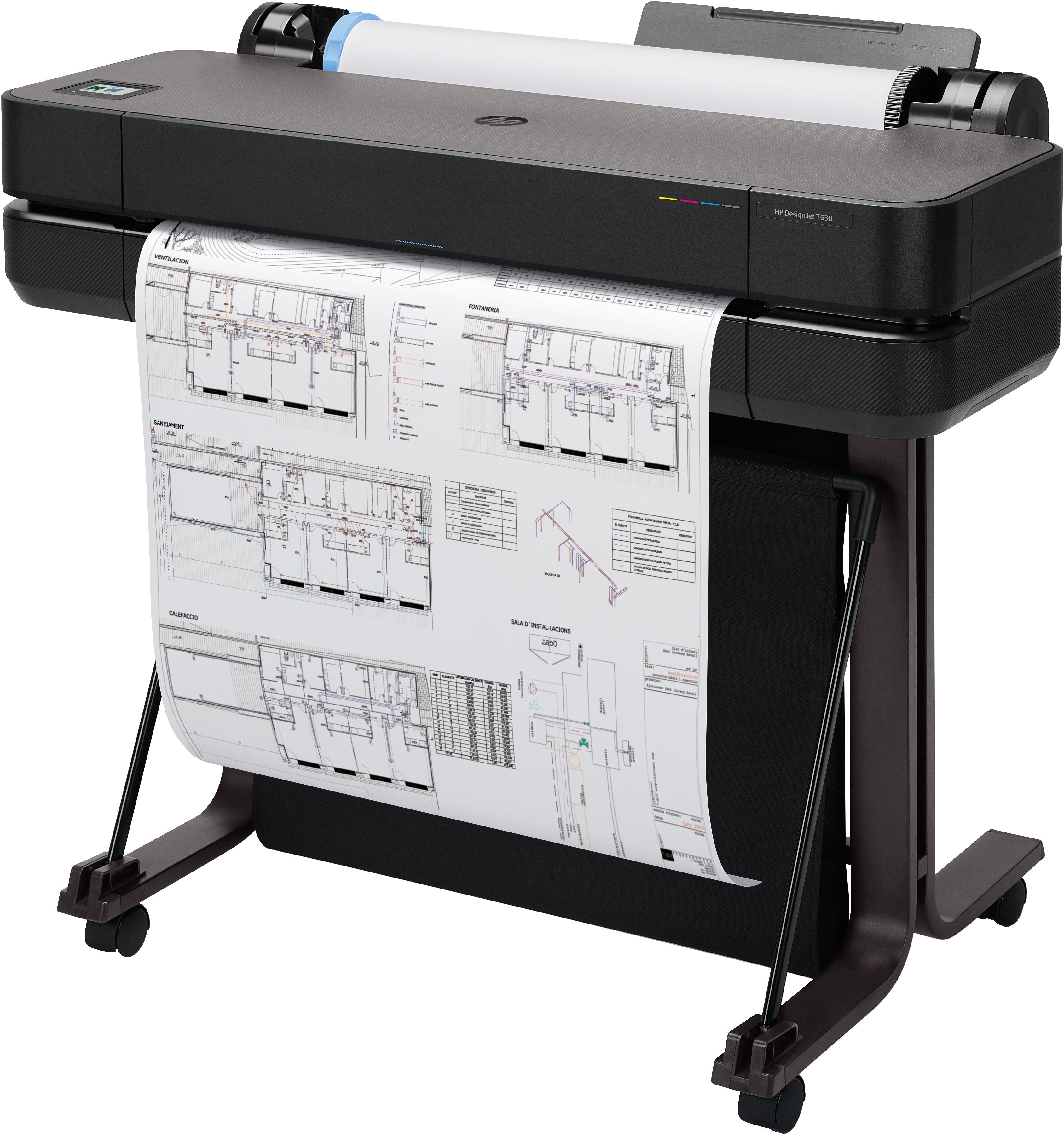 EAN 0198701026846 - HP Designjet T630 24-in Printer impresora de gran formato Wifi Inyección de tinta térmica Color 2400 x 12 imagen 2