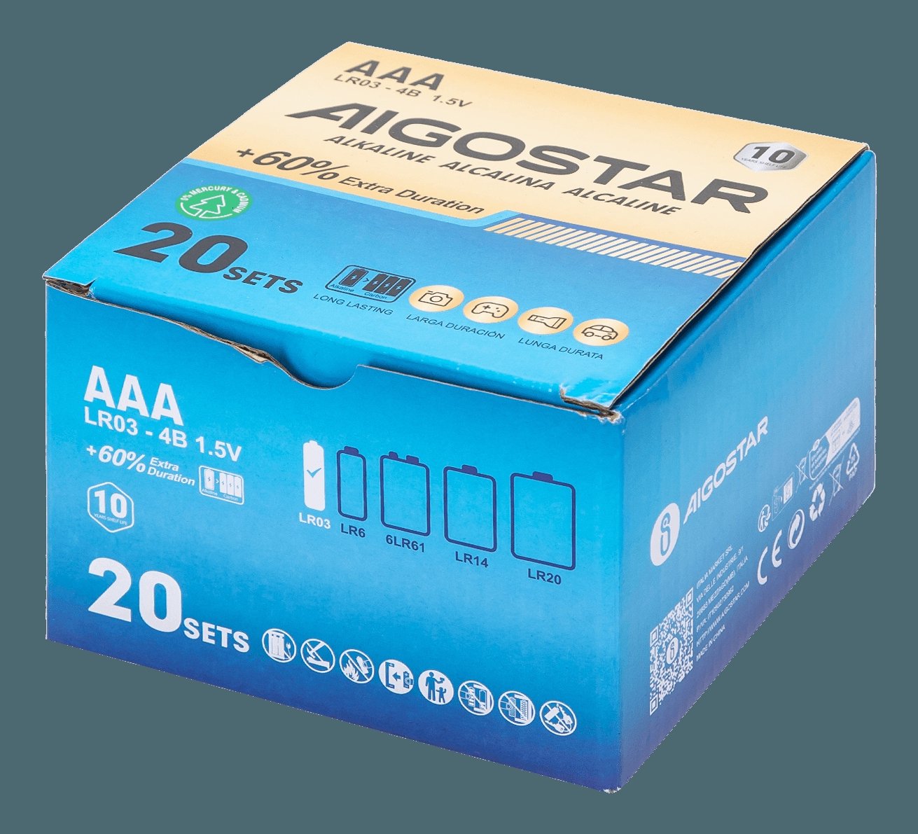 Pila Alcalina Lr03 (Aaa) 1,5v 4 Uds