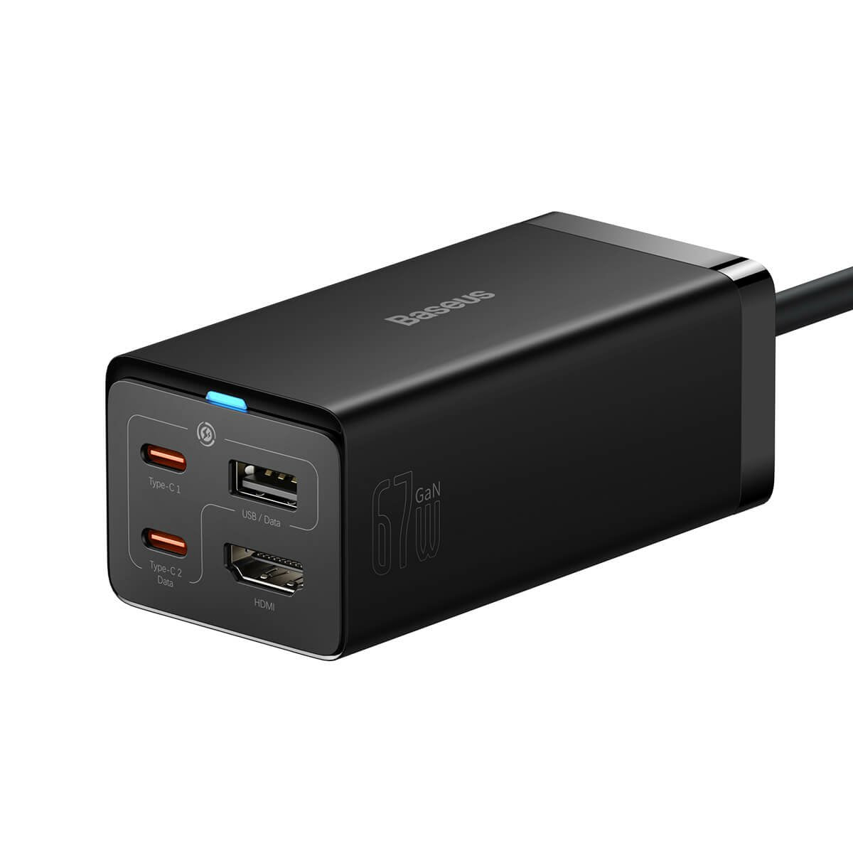 EAN 6932172613006 - Baseus CCGP110201 adaptador e inversor de corriente Interior 100 W Negro imagen 2