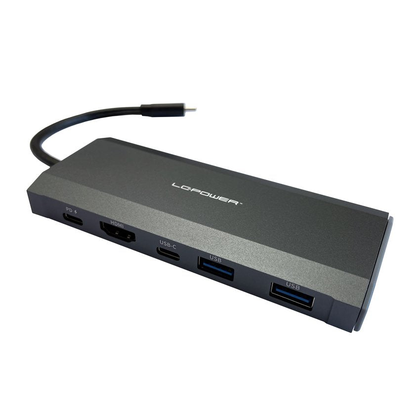 Lc-Power Lc-Hub-C-Multi-7-M2 Usb-C-Hub/M2 M.2-Ssd Retail