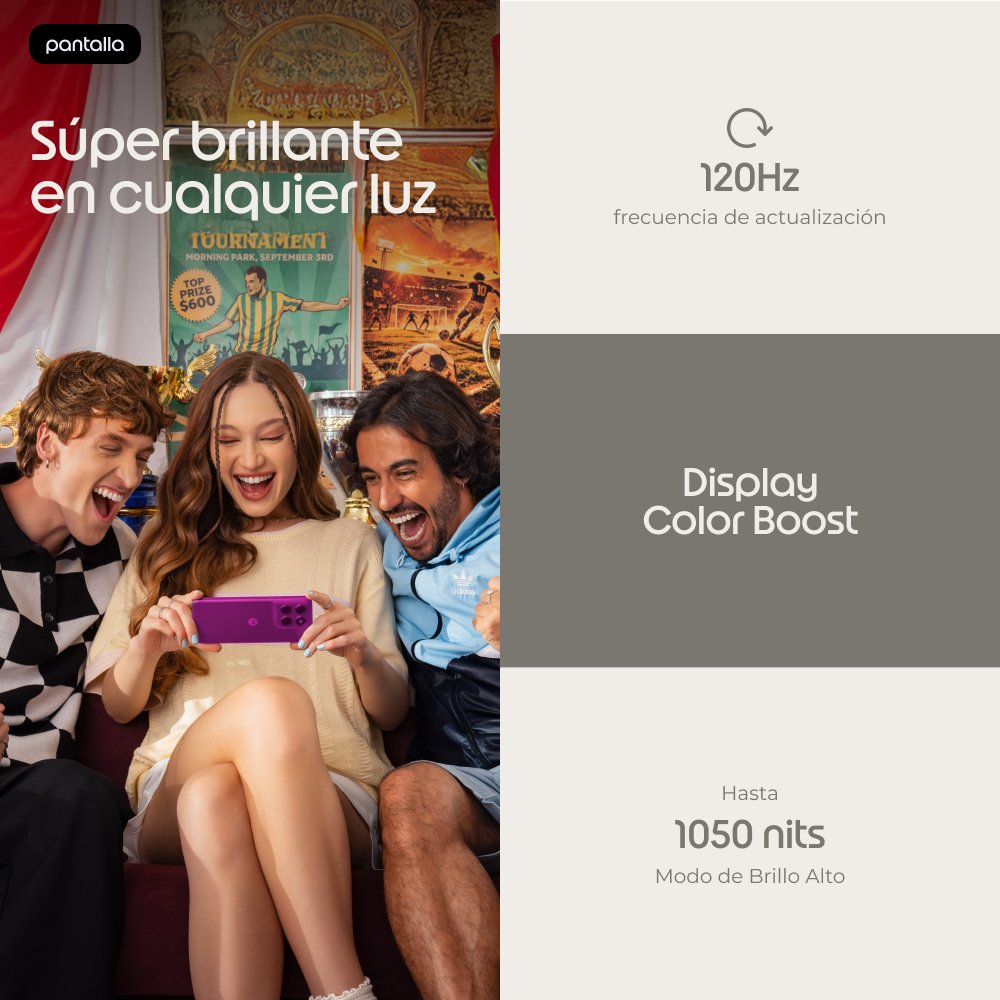 EAN 0840493620510 - Motorola moto g47 16,9 cm (6.67") SIM doble Android 16.0 5G USB Tipo C 8 GB 128 GB 5200 mAh Rosa imagen 10