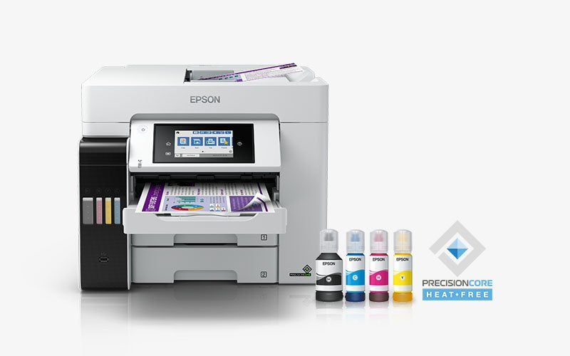 Impresora Multifuncional Epson Ecotank L6580 Color, Inyección De Tinta, A4, Wi-Fi, Gris Claro