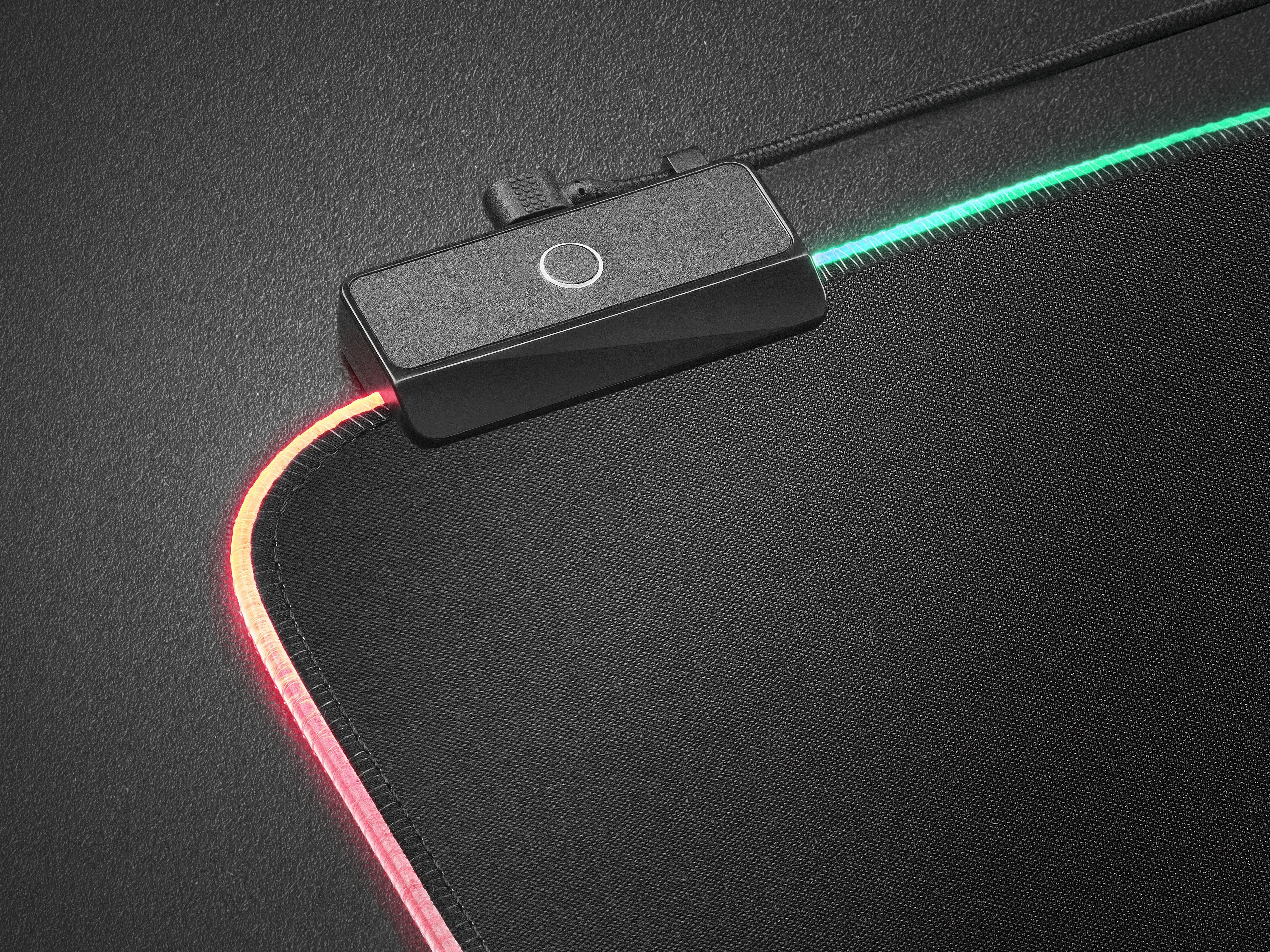 Alfombrilla Mars Gaming Mmprgbl Con Iluminación Led 365 X 265 X 4mm