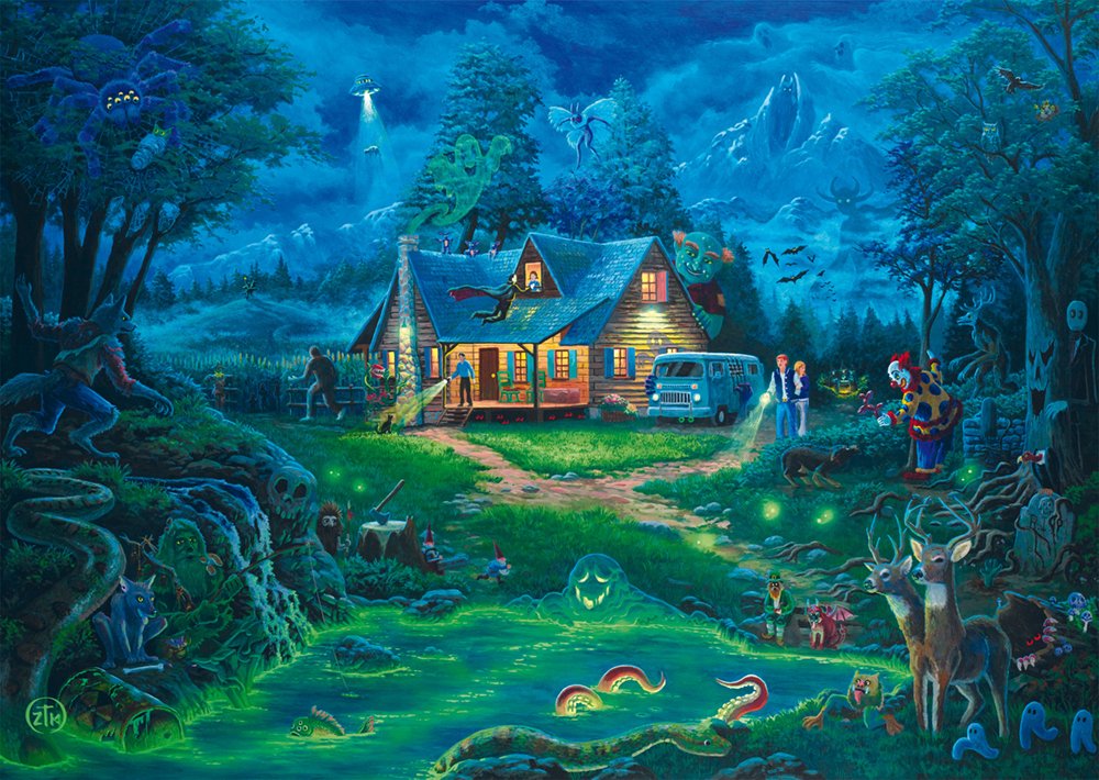 Schmidt Spiele Zac Kinkade: Das Spukhaus (1000 Teile) 58607
