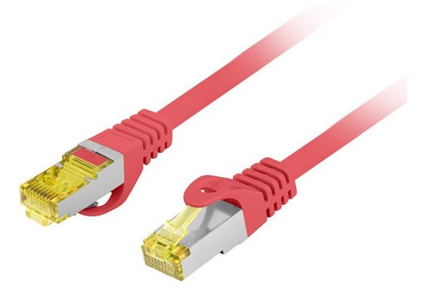 EAN 5901969437034 - Lanberg PCF6A-10CU-0100-R cable de red Rojo 1 m Cat6a S/FTP (S-STP) imagen 1