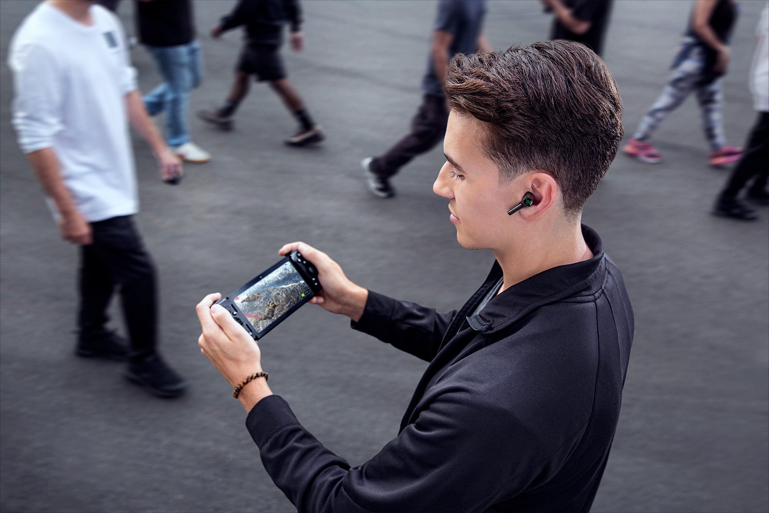 EAN 8887910060322 - Razer Hammerhead HyperSpeed Auriculares Inalámbrico Dentro de oído Juego Bluetooth Negro imagen 6