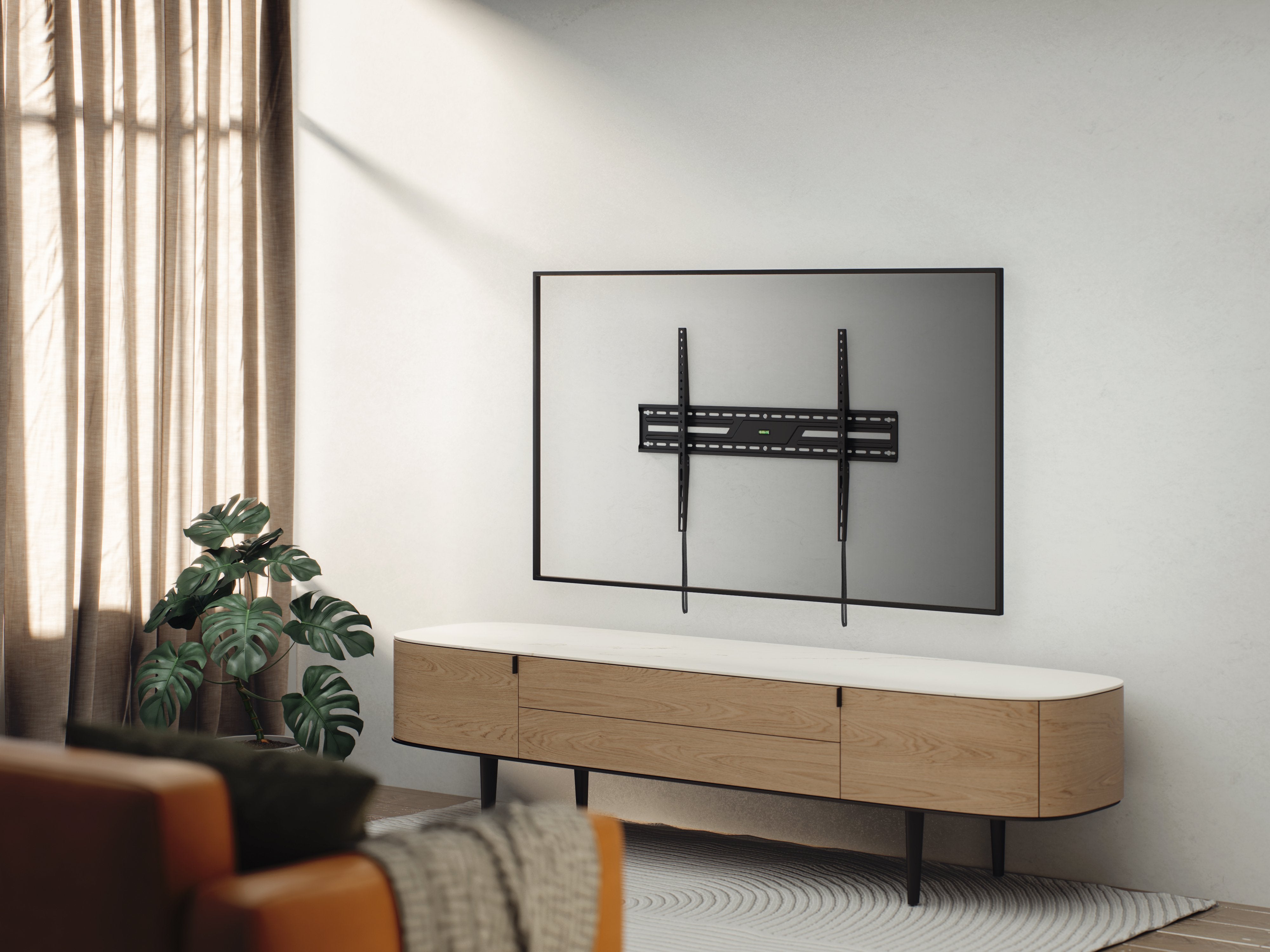EAN 8716309135276 - Gembird WM-100F-01 soporte para TV 2,54 m (100") Negro imagen 7