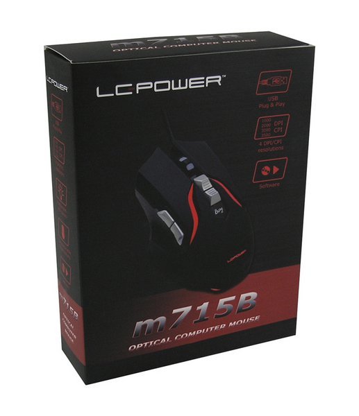 Mouse Usb Lc-Power M715b