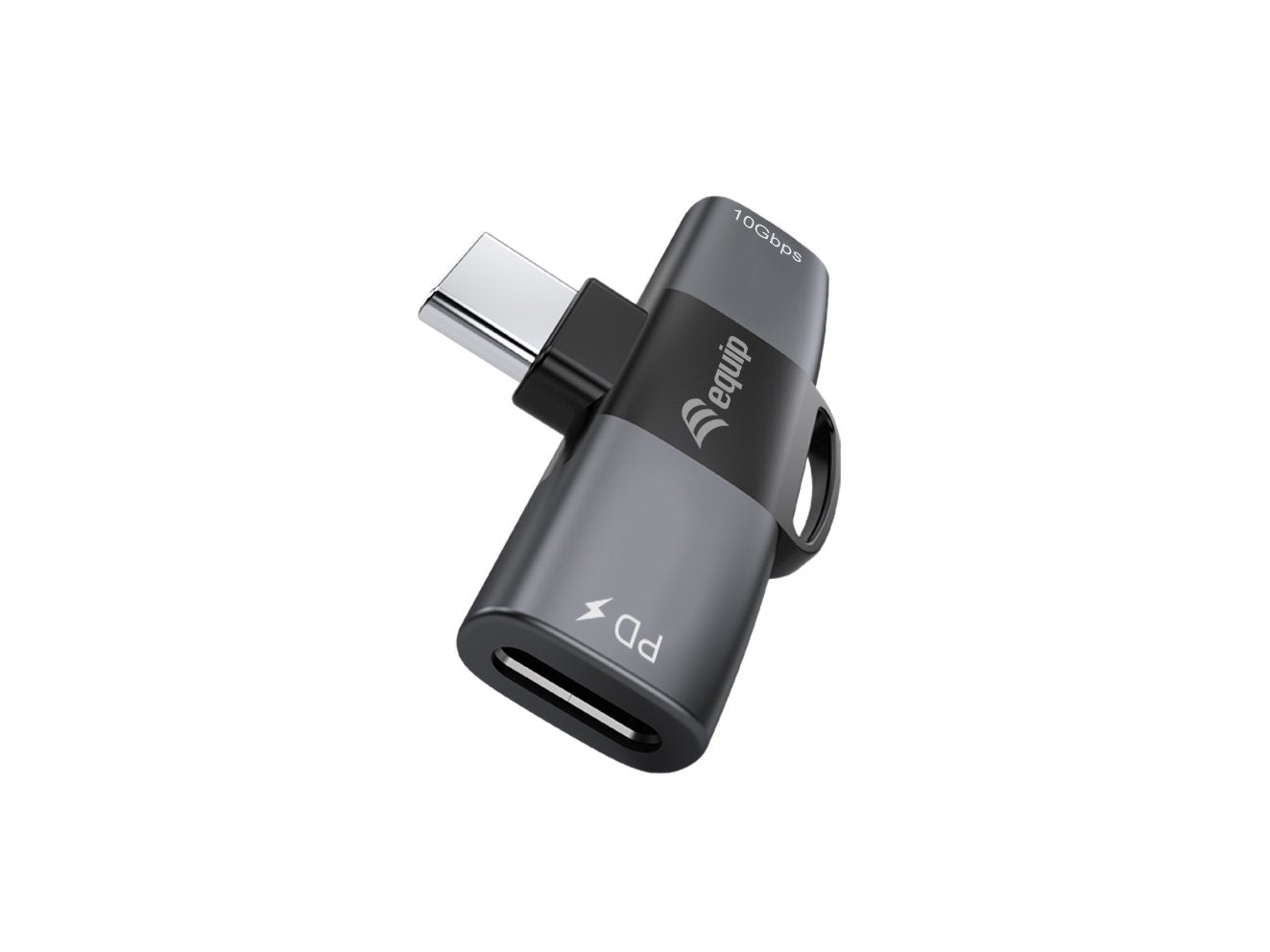 Equip Adaptador Usb-C->2xusb-C 10gbps Pd 100w Alu.