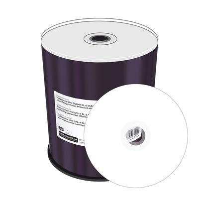 Mediarange Dvd+R 8.5gb 100pcs 8x Blanco Voll Bedruckbar Cakebo