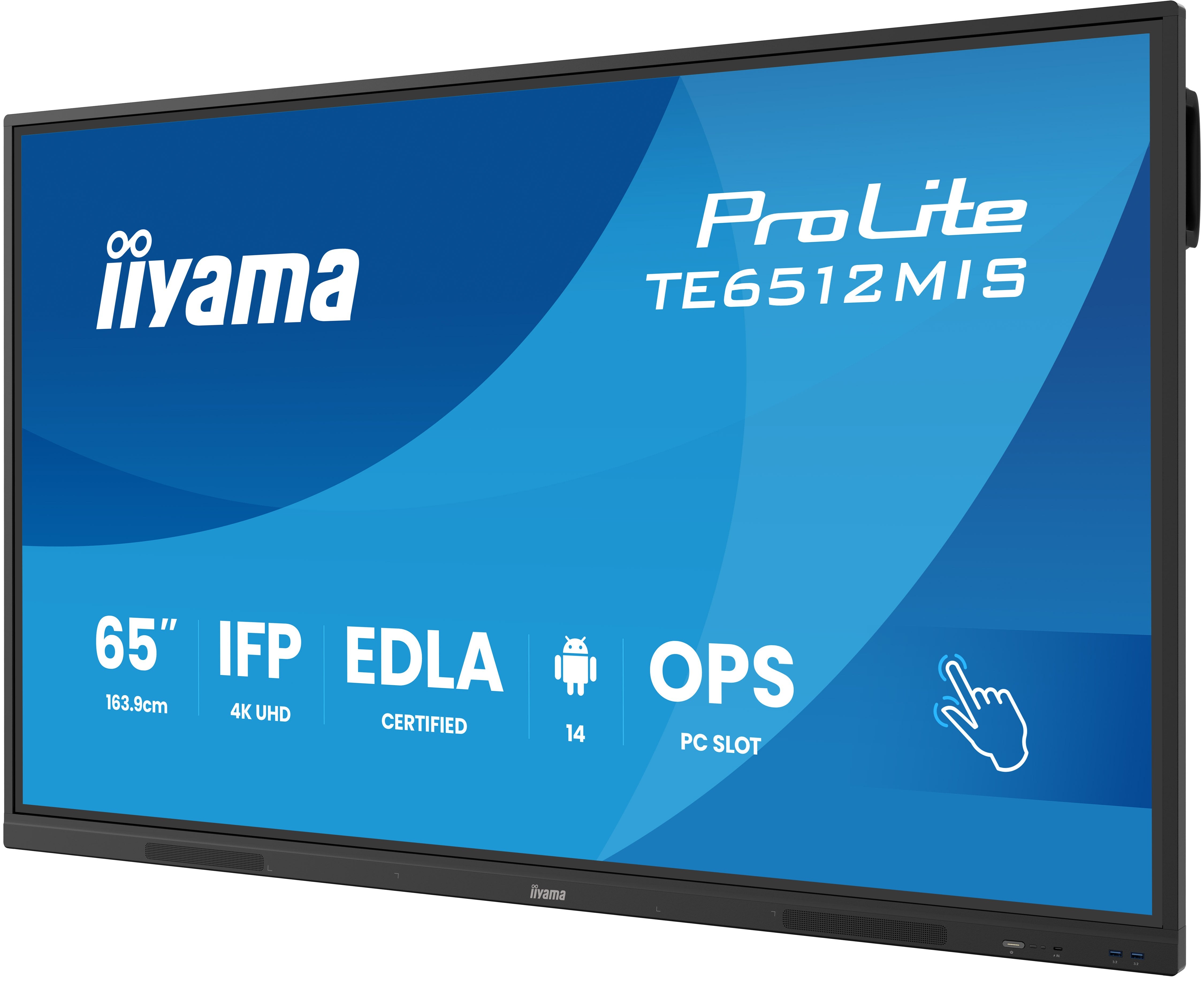 EAN 4948570125487 - iiyama TE6512MIS-B4AG pantalla de señalización Panel plano interactivo 165,1 cm (65") LCD Wifi 400 cd / m imagen 3