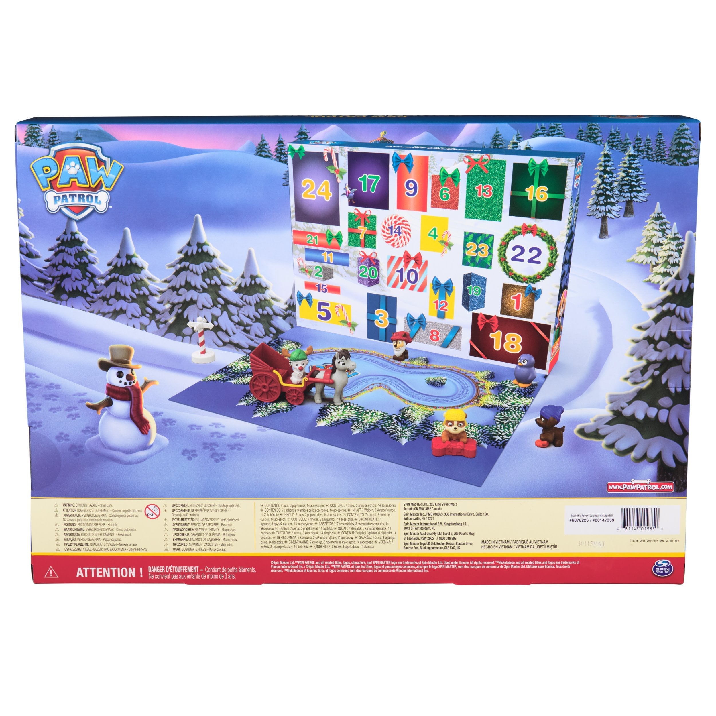 Spin Master Paw Patrol - Calendario De Adviento 2024, Personaje 6070226