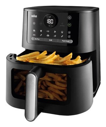 Braun Hf5073 Multifry 5 Air Fryer 3in1, Black