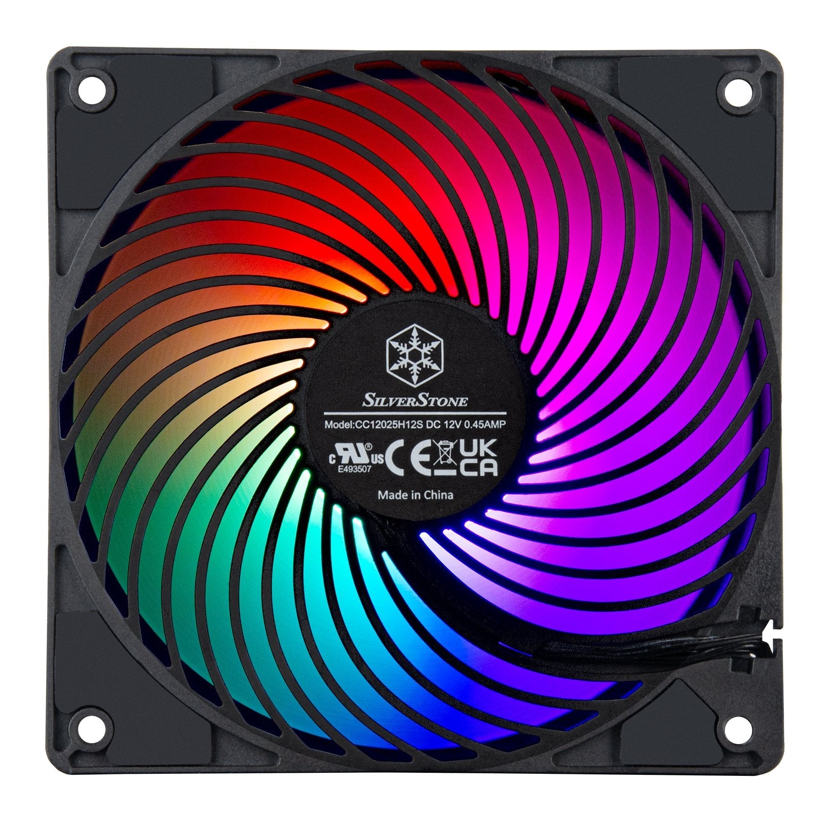 Ventilador De Caja Silverstone Air Penetrator 120sk Argb, Gehäuseventilador Sst-Ap120bsk-Argb