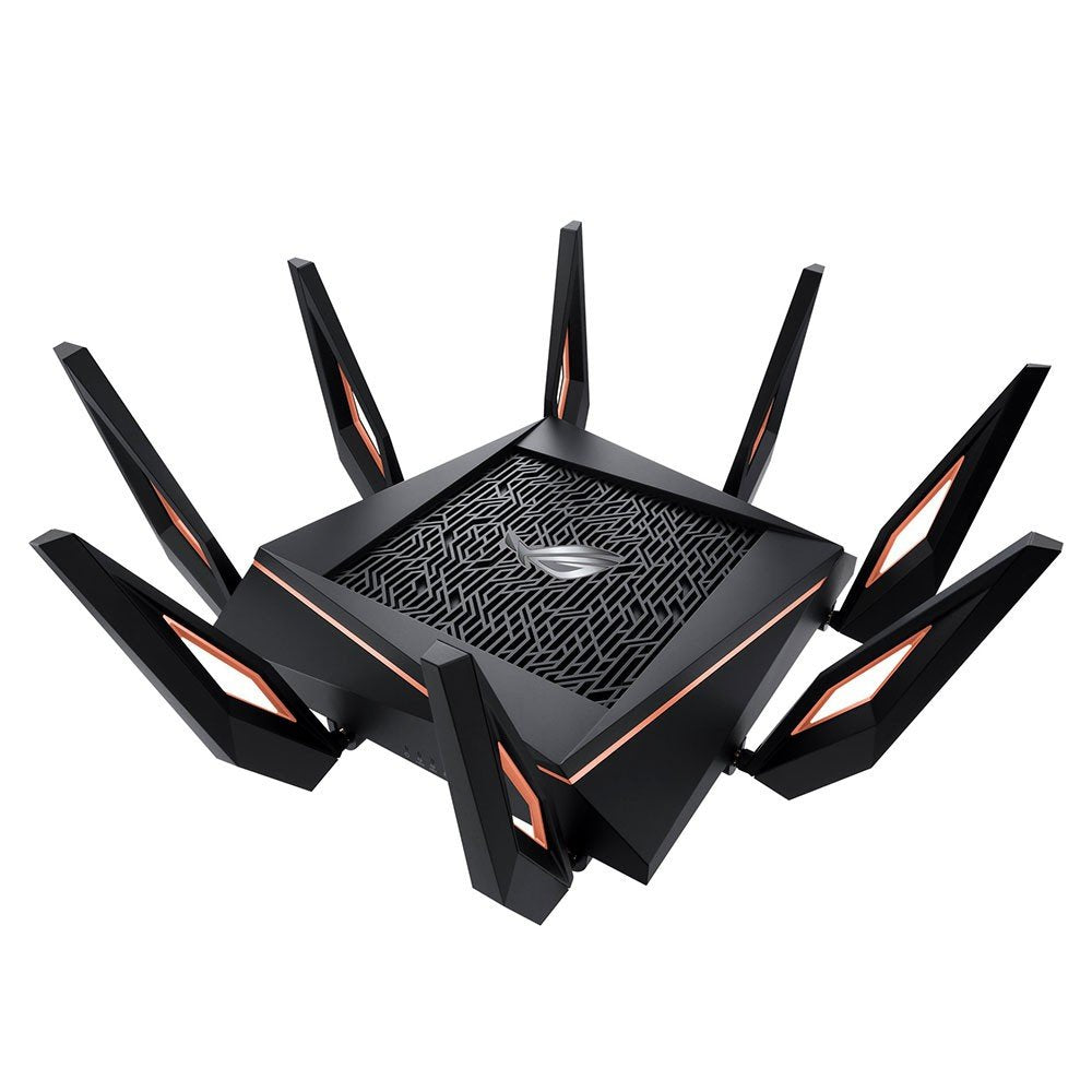 EAN 4718017064774 - ASUS GT-AX11000 router inalámbrico Gigabit Ethernet Tribanda (2,4 GHz/5 GHz/5 GHz) Negro imagen 1