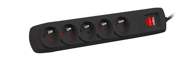 EAN 5901969431155 - NATEC NSP-1715 limitador de tensión Negro 5 salidas AC 5 m imagen 4