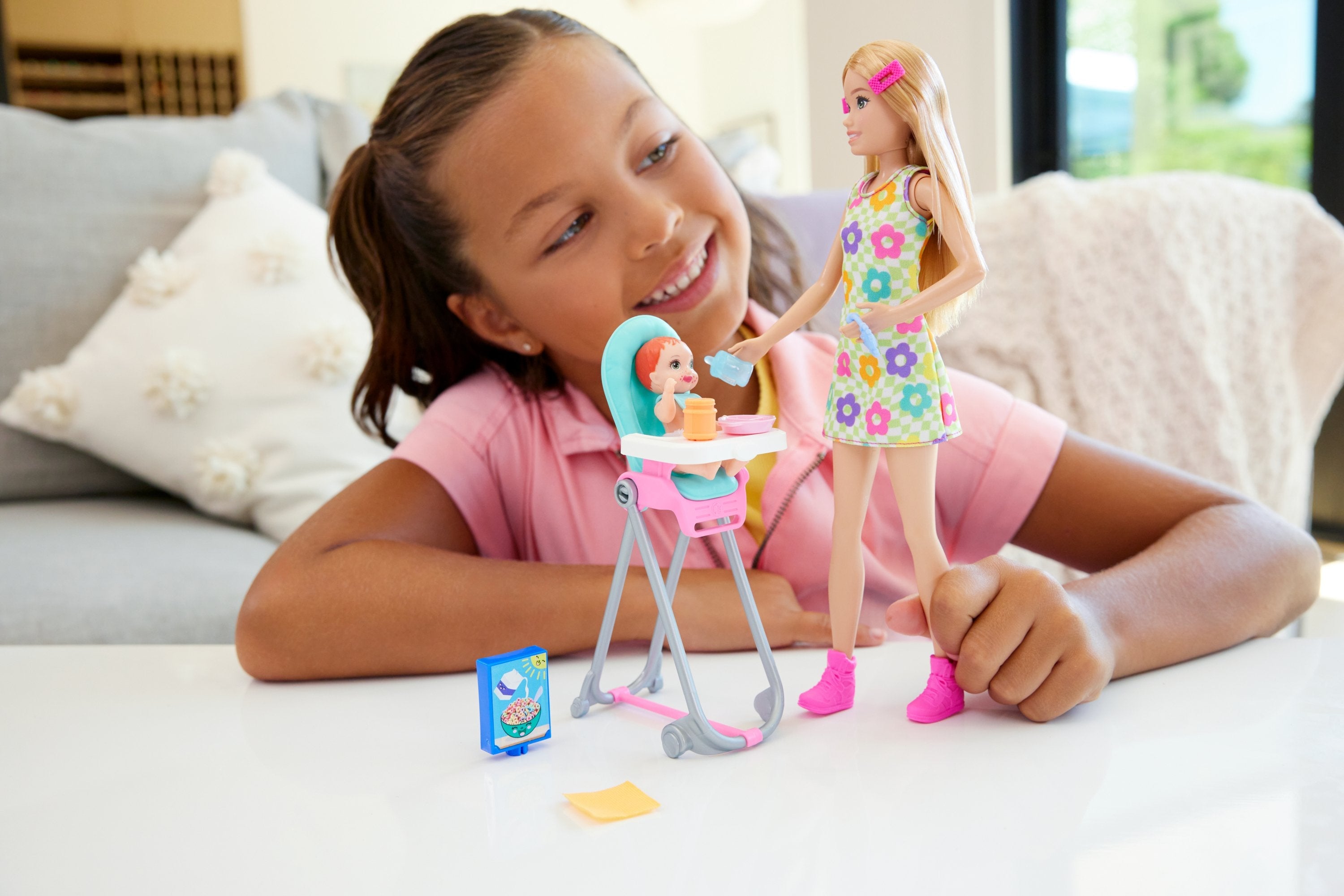 Muñeca Mattel Barbie Family & Friends New Skipper Babysitters Inc Playset