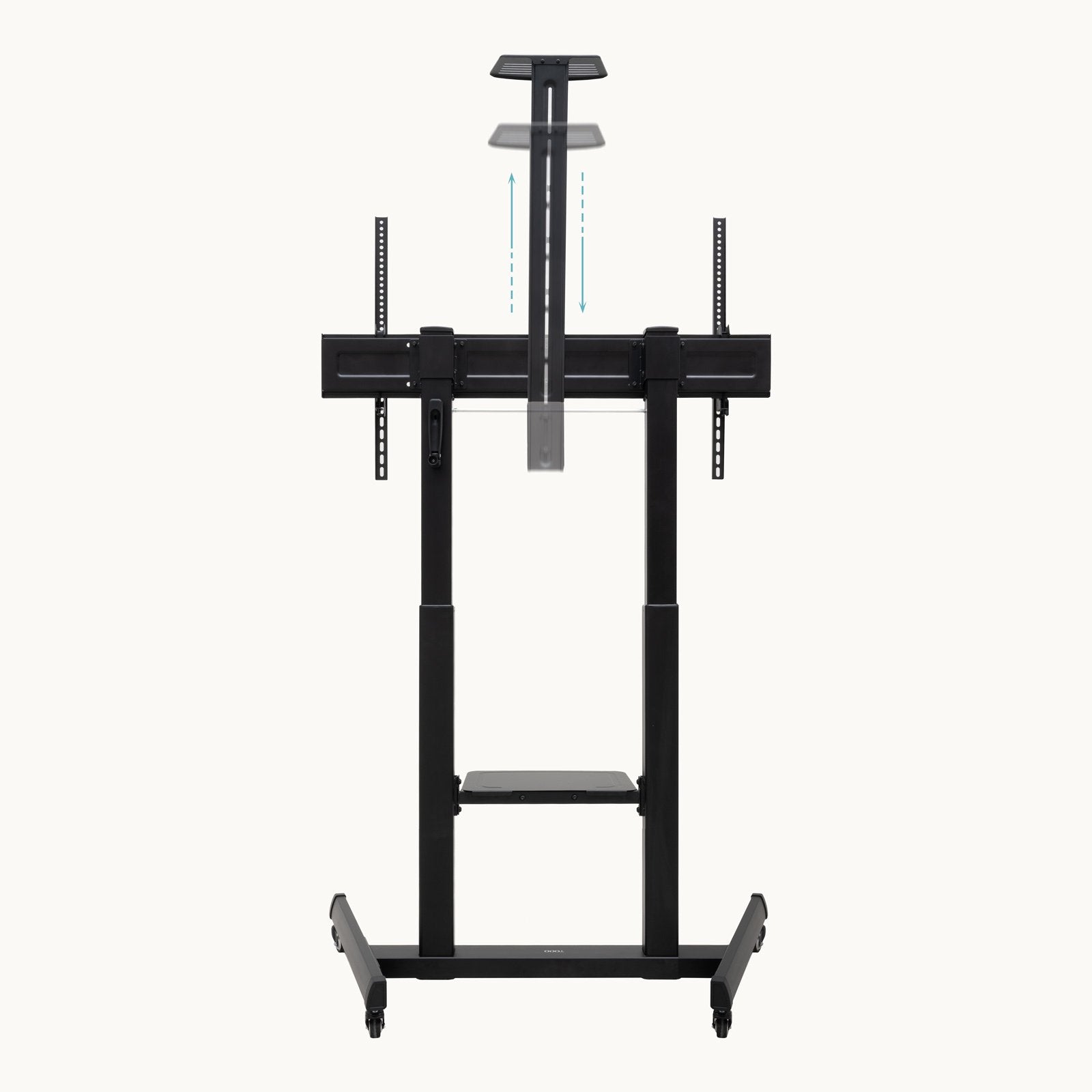 Soporte De Suelo Inclinable Con Ruedas Tooq Fs20406hm-B Para Tv De 60-100' Hasta 120kg