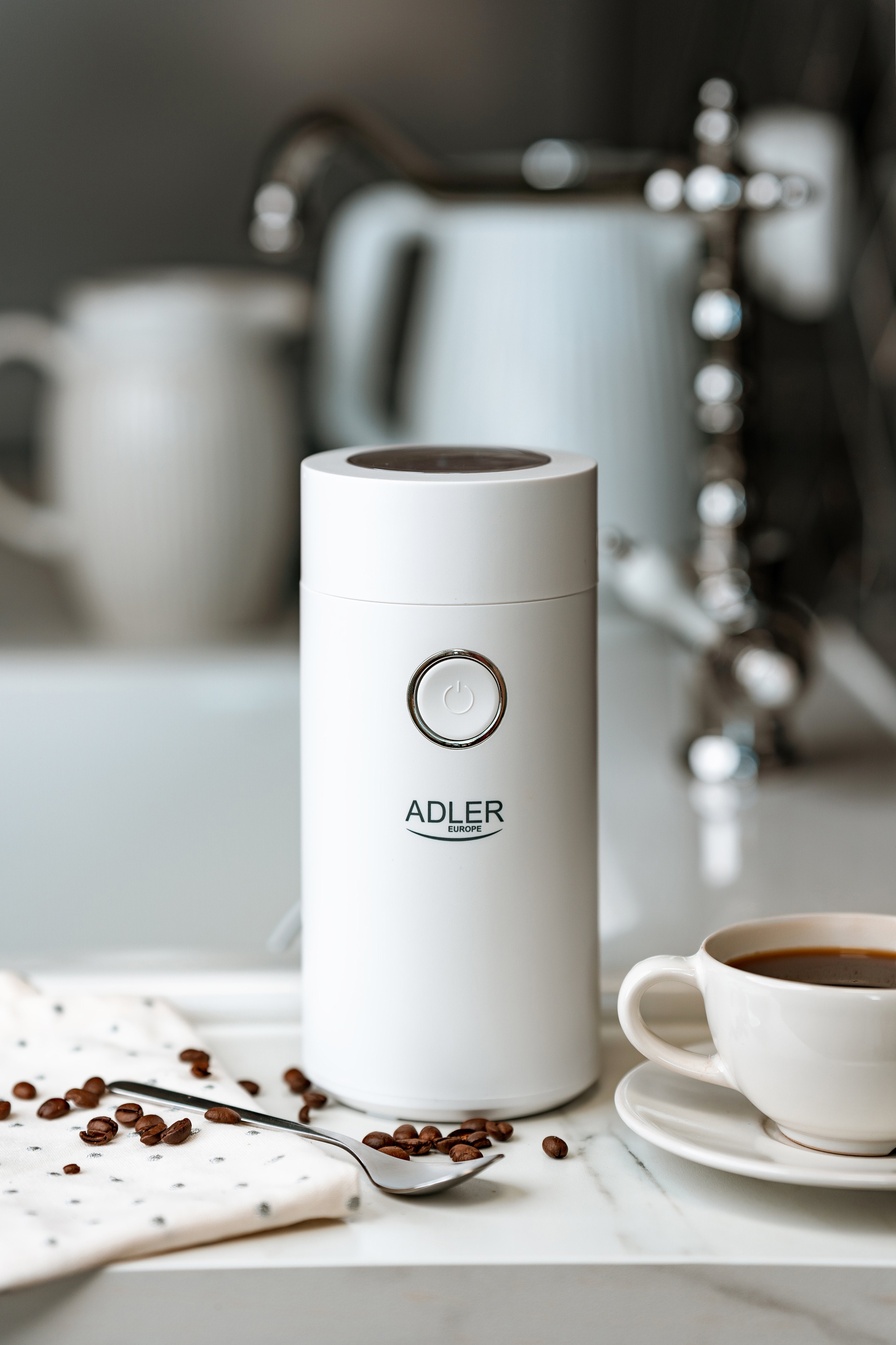 Molinillo Adler Ad 4446ws De Café 150 W Blanco